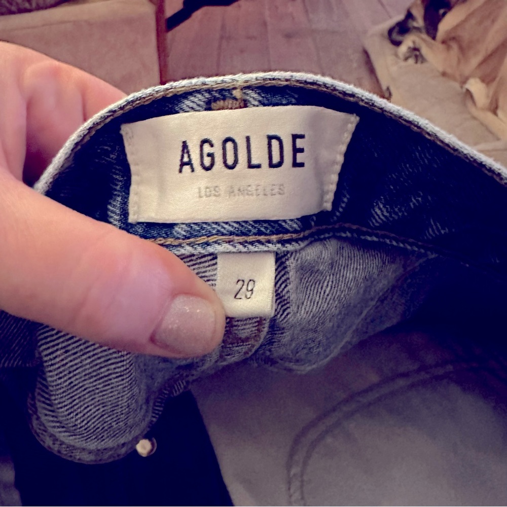 Agolde Riley Crop Jeans - Picture 9 of 10